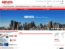 Tablet Screenshot of genata.com
